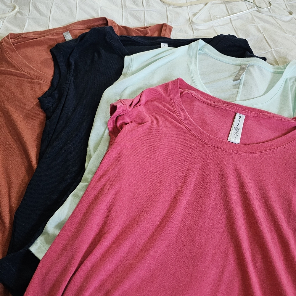 Athleta Cloudlight Stratus Tees (Set Of 4)